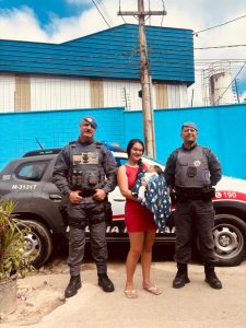 Momento dramático termina bem graças à Polícia Militar