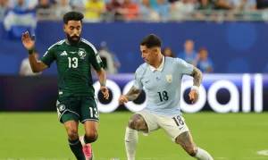 Uruguai empata com Arábia Saudita na estreia da Copa: Maxi Araújo garante 1 a 1 com gol salvador após susto