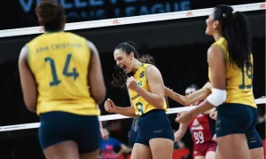 Brasil Imparável na Liga das Nações: Seleção Feminina de Vôlei Vence França e Mantém Invencibilidade Rumo ao Ouro Olímpico