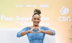 Rebeca Andrade brilha e conquista ouro no salto do Pan de Ginástica Artística após quase 2 anos longe das competições