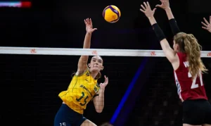 Brasil sofre primeira derrota na Liga das Nações de Vôlei Feminino para Alemanha em jogo eletrizante