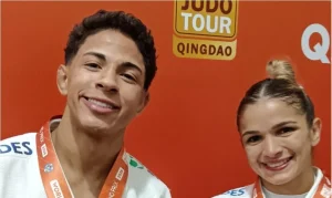 Judô: Larissa Pimenta e Ronald Lima conquistam bronzes no Grand Prix da China, iniciando a corrida olímpica para Los Angeles 2028