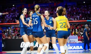Liga das Nações de Vôlei: Brasil enfrenta Japão em busca do inédito título nas quartas de final
