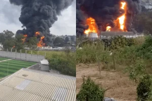 Após incêndio, Prefeitura de Itaquá evacua cerca de 200 pessoas no Rio Abaixo