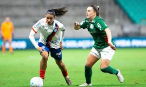 Brasileirão Feminino: Bahia e Palmeiras empatam em 1 a 1 na Fonte Nova em jogo eletrizante pelas quartas de final