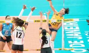 Brasil domina Venezuela no Sul-Americano de Vôlei Feminino e Gabi comemora retorno à quadra