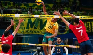 Brasil estreia com vitória dominante contra o Chile no Sul-Americano de Vôlei Masculino no Maracanãzinho