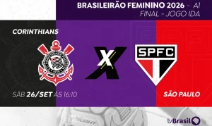 Corinthians x São Paulo: TV Brasil transmite o clássico Majestoso na final do Brasileirão Feminino Sênior