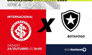 Rádio Nacional Transmite Clássico Brasileiro Neste Sábado: Internacional x Botafogo em Busca de Pontos Cruciais
