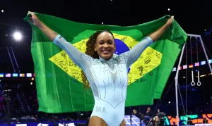 Rebeca Andrade: Tricampeã Mundial no Salto e Ícone da Ginástica Brasileira – Conquista Histórica na Holanda!